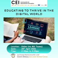 Community for Educational Innovation (CEI) Webinar - Educating to thrive in the digital world